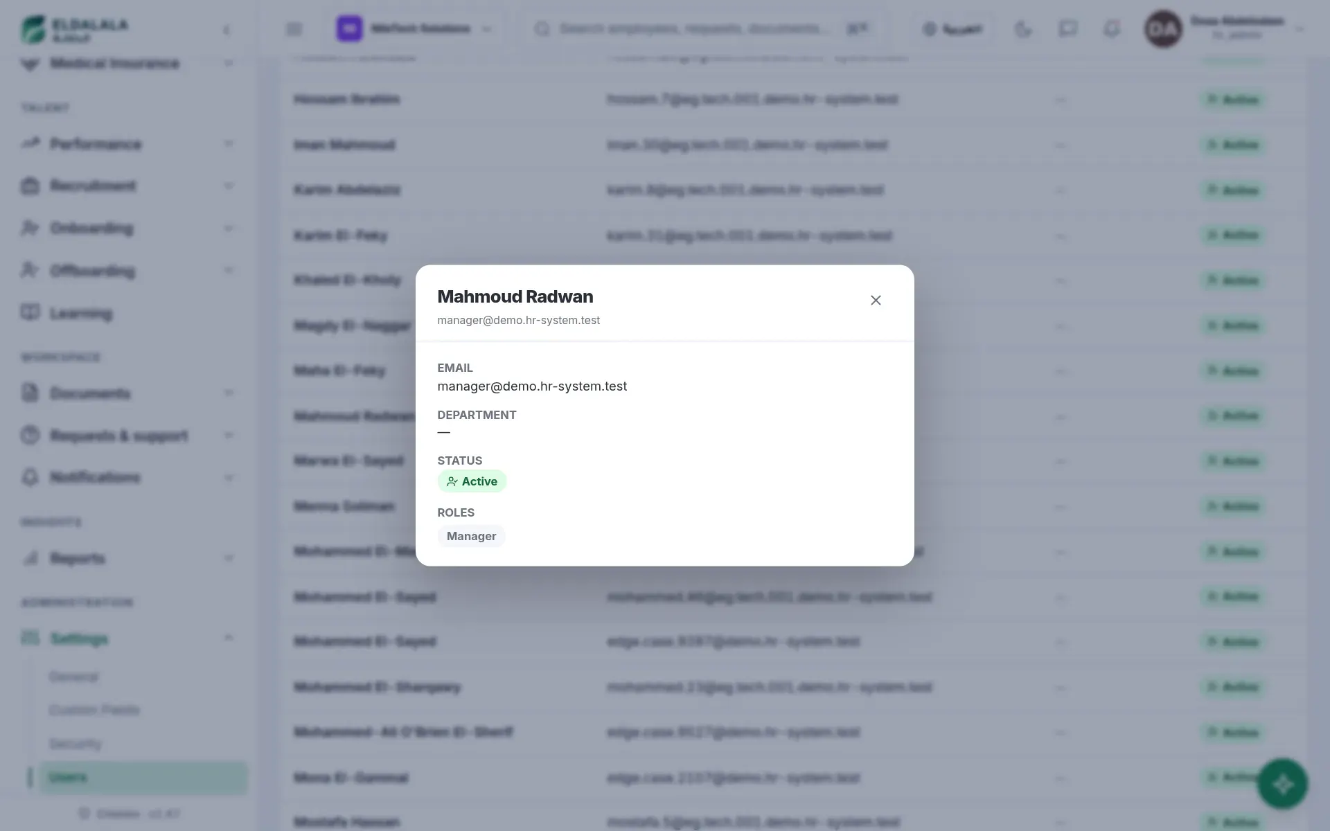 Users · Eldalala — /users
